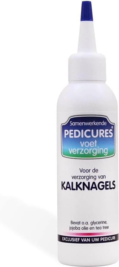 Samenwerkende Pedicures Kalknagels 75ml Samenwerkende Pedicures - Transparant - Verzorging bij kalknagels - Goed geschikt voor diabetici.