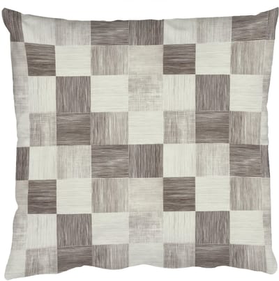 Sierkussens - Kussentjes Woonkamer - 50x50 cm - Patroon - Dambord - Houtnerf