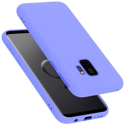Cadorabo Hoesje geschikt voor Samsung Galaxy S9 in LIQUID LICHT PAARS - Beschermhoes gemaakt van flexibel TPU silicone Case Cover
