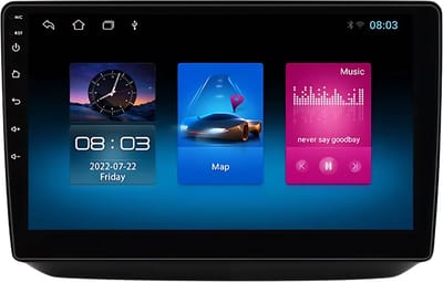 Autoradio met bluetooth - Carplay - Voor Skoda Fabia 2 (2007-2014) - Geschikt voor Apple en Android - Stereo - Navigatie - Navigatiesysteem auto - 1GB 16GB