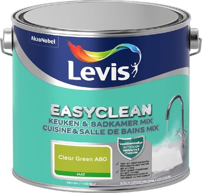 Levis - Easyclean Keuken & Badkamer Mix - Clear Green A80 - Mengverf - 2,5 L