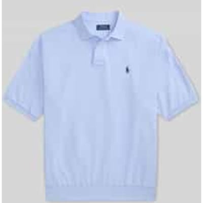 poloshirt in loose fit van puur katoen