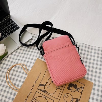 Nieuwe Mode Mobiele Telefoontas Dames Messenger Bag Alles-match Mini Kleine Crossbody Tas Hangende Nek Muntzakje Verticale Handtas 20x13x4cm black