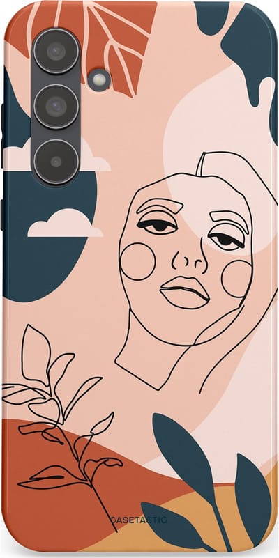 Casetastic Hoesje Geschikt voor Samsung A55 - Stijlvolle Beschermende Duo-layer Case - Zachte contour
