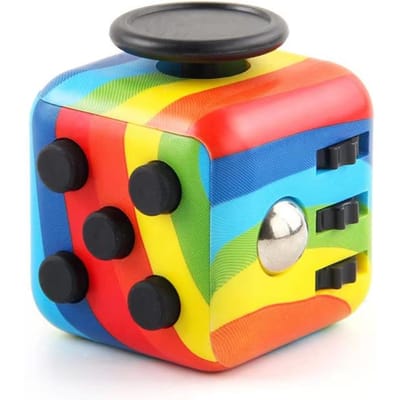 3,4CM Kubus Fidget Anti-stress Speelgoed 8 Modellen Hand Spinner Decompressie Tool voor Autisme ADHD Angst Stressverlichting Kinderen Volwassenen