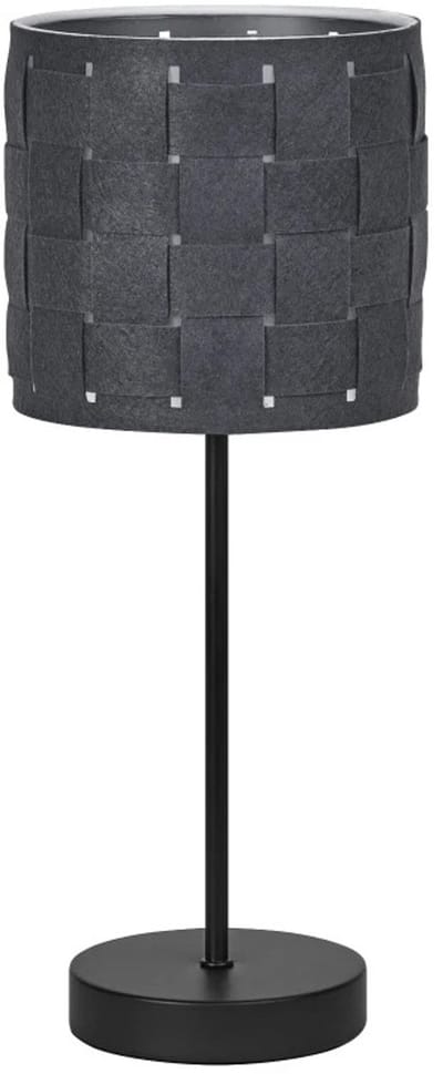 LEDVANCE tafellamp Decor Felt Weaving Stand grijs van vilt en metaal, E14, 160 mm diameter , warme lichteffecten dankzij de geweven kap, duurzaam dankzij vervangbare lichtbron, eenvoudig te installeren