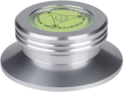 Platenspeler Stabilisator - LP Gewicht Klem - Verbeter Geluidskwaliteit - Hoge Precisie Aluminium - 78mm Diameter - Zwart