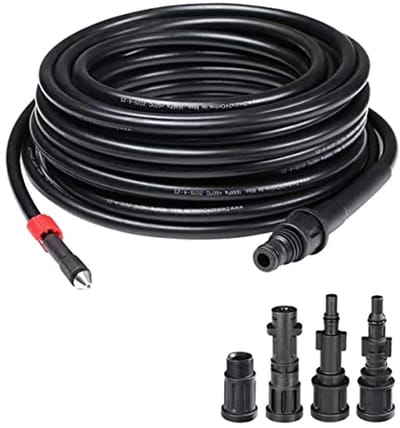 Hogedrukreiniger Afvoerpijp Reinigingsslang 20M 160 Bar met Jet Nozzle en 4 Adapters