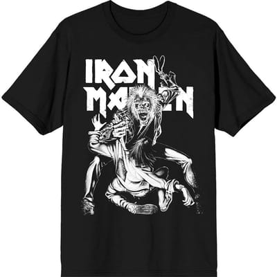 Iron Maiden - No Prayer Claw Crop Heren T-shirt - S - Zwart