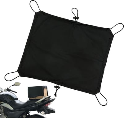 Bagagenet Motorfiets - Motorbagage net - Vervoer Spullen - Hoogwaardig Polyester - 42x60 cm - Zwart