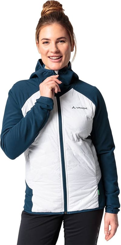 Vaude Valdassa Hybrid Jas Wit 34 Vrouw