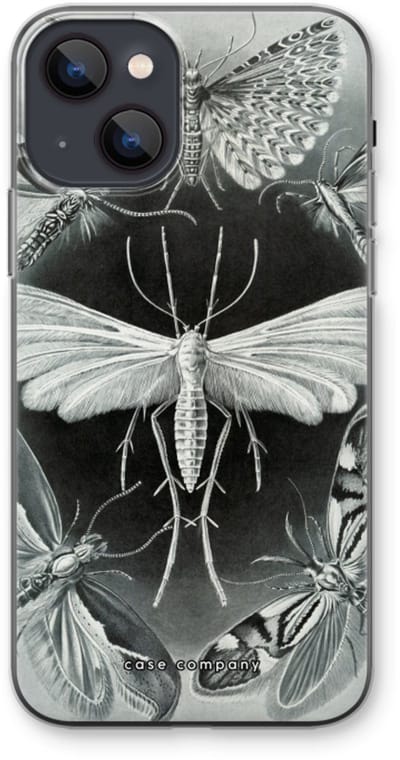 Case Company® - Hoesje geschikt voor iPhone 13 mini hoesje - Haeckel Tineida - Soft Cover Telefoonhoesje - Bescherming aan alle Kanten en Schermrand