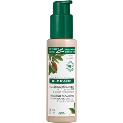 Klorane Capillaire Cupuaçu Cica Serum Herstelt & Beschermt Tegen Hitte Droog Beschadigd Haar 100ml