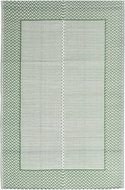 vidaXL Buitenkleed ARAKIL 190x290 cm polypropeen groen