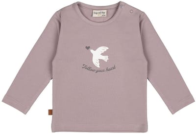 Frogs and Dogs - Follow Your Heart Baby Shirt Bird | Nirvana - Katoen - Maat 50/56