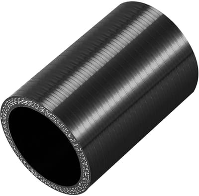 Dailygoods- Siliconen Koppeling - Buis 38mm - Binnendiameter 1.50" - Zwart - Schokbestendig - Duurzaam - Slangkoppeling