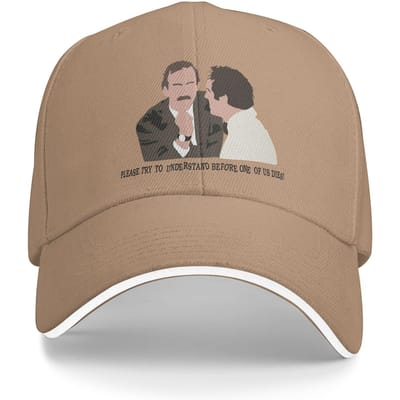 Fawlty Towers Ik Doe De Grappige Loop Sandwich Hoeden , Buiten Baseballpet Snapback Petten Zon Hoeden Verstelbare Papa Hoed One Size beige