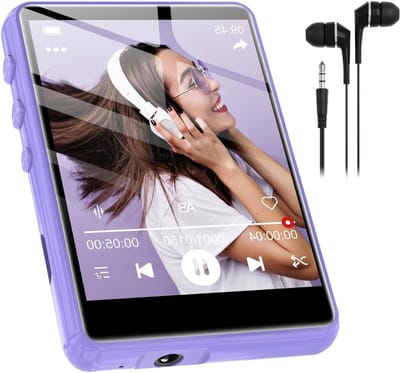 MRKK® MP3 Speler Bluetooth - FM-Radio - Paars