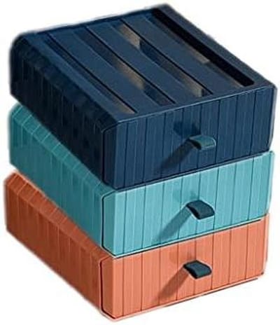 Cosmetische Organizer - Opbergdoos Lade - Bureau Opruimen - Stapelbaar Ontwerp - Meerdere Kleuren - Transparant