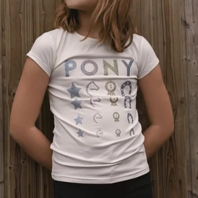 Meisjes-T-shirt Equithème Lise
