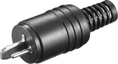 2-pins DIN luidspreker connector (m) / schroefbaar