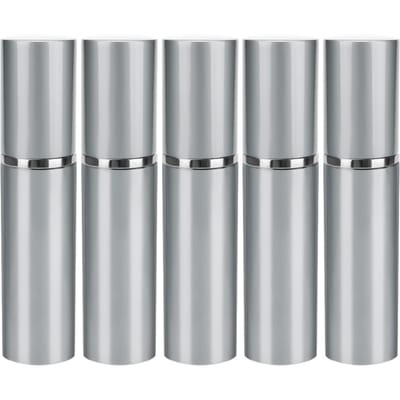 5PCS 10ml Navulbare Mini Parfumfles Draagbare Aluminium Verstuiver Parfum Spray Fles Cosmetische zilver