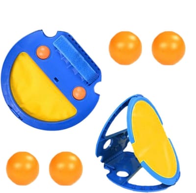 Balwerpspeelgoed Set - Vangspel Rackets - Buiten Spelen - Bevordert Vaardigheden - 23 x 22 cm - Blauw