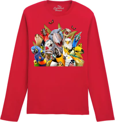 Vogels Watch The Birdie The Coloured House Longsleeve T-shirt XXL