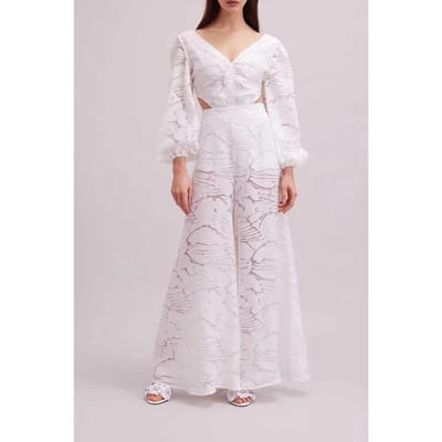 Anne Fontaine Anthemis White Size: 38 | Jumpsuits Outlet | Dames | Wit