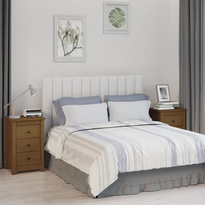 vidaXL - Nachtkastjes - 2 - st - 40x35x61,5 - cm - massief - grenenhout - honingbruin