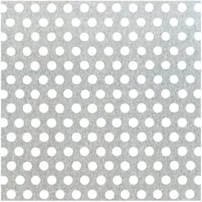 Alberts Geperforeerde Plaat - Aluminium - Blank - Ronde Perforatie - 300x1000x0,8mm