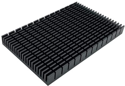 Koellichaam Aluminium 150mm x 93mm voor Versterkers en Transistoren
