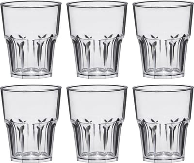 Shotglazen - 12x stuks - 40 ml - onbreekbaar kunststof - transparant - shotglaasjes