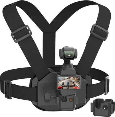 Core® Bodycam met Harnas - Bodycam Camera - Bodycam - Houder Verstelbare Mobiele Telefoon- Zwart- 180cm x 40cm x 170cm; 0.5 kg