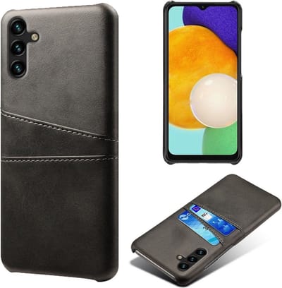 Coverup Hoesje - Geschikt voor Samsung Galaxy A54 Hoesje - Coverup Dual Card Back Cover - Zwart