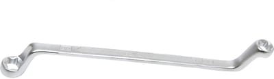 BGS Dubbele ringsleutel met E-profiel ringkoppen gebogen SW E10 x E12 - 2281-10X12