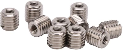 Dailygoods- Verloopmoeren 10 stuks - Buitendraad M5 x 0,8 / M10 x 1,5 - Roestvrij Staal - Schroefdraadmoer - Bevestigingshardware - Duurzaam en corrosiebestendig