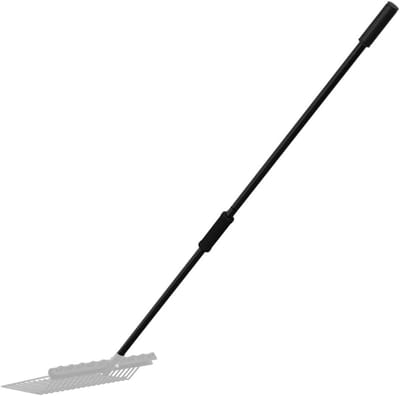 Vorksteel Vervanging - Tuinsteel - Bodem Bewerken - Met Rubber Grip - 127.5 cm - Zwart