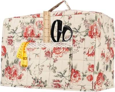 Naaimachinehoes - Beschermhoes - Naai-uitrusting - Boho bloemenpatroon - 43x35x6 cm - Meerdere kleuren