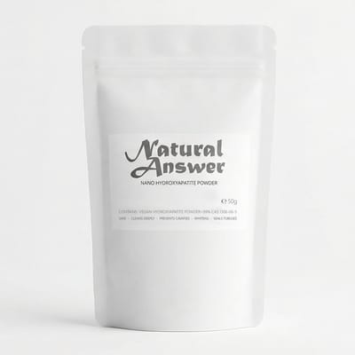 Hydroxyapatiet Nanopoeder 50g | Natural Answer | Vegan | 60 Nanometer | Topkwaliteit | 99+% Zuiverheid