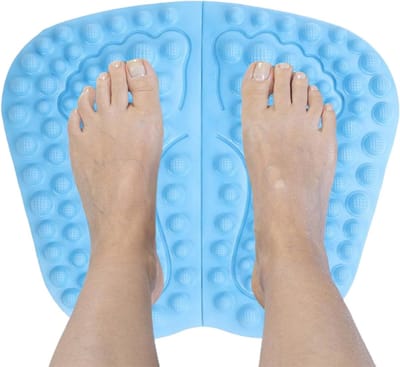 Voetmassagemat - Acupressuur kussen - Voet ontspanning - Antislip oppervlak - 42 x 35 cm - Roze
