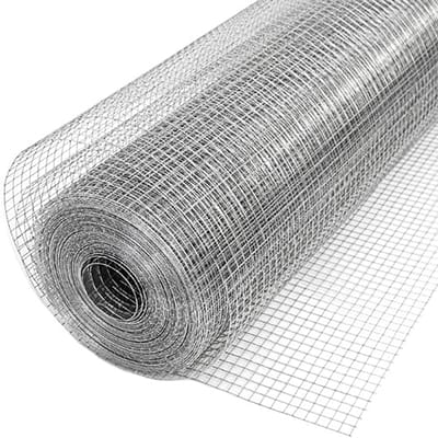 Volière Gaas 25m x 1m - Verzinkt Draadgaas Roestbestendig en Stevig Gelast voor Buiten en Binnen
