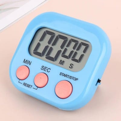 Minuterie de cuisine numérique magnétique multifonctionnelle, horloge, alarme forte, affichage LED pour la cuisine, douche, cuisson, chronomètre, outils, Gadgets(sans batterie)
