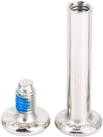 Inline Skate Schroeven 10 Stuks - 31mm As voor Skatewielen, Hardware Accessoire voor Skates