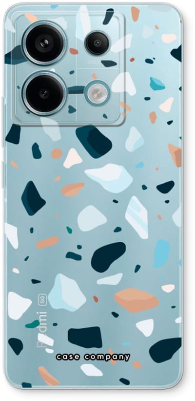 Case Company® - Hoesje geschikt voor Xiaomi Poco X6 hoesje - Terrazzo N°13 - Soft Cover Telefoonhoesje - Bescherming aan alle Kanten en Schermrand