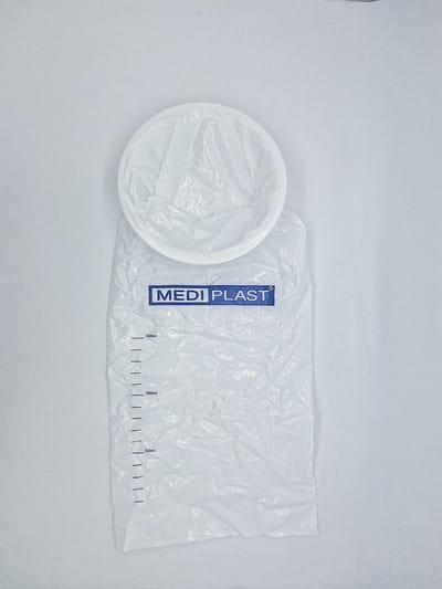 Mediplast Braakzak / Spuugzak 1,5 Liter met absorberend polymeer poeder - 50 stuks