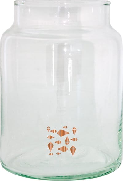 TAK Design Vaas Things M - Handgemaakt - Glas - Ø10 x 14 cm - Koper