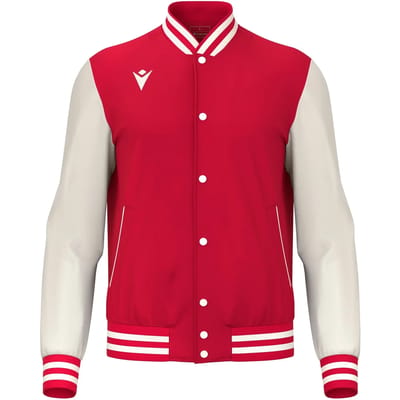 Macron Fiddle Vrijetijdsvest Heren - Rood / Wit | Maat: M