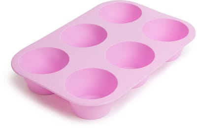 Siliconen Muffin Bakvorm - Cupcakevorm - voor 6 Cupcakes - 1 Stuks [57280PK]