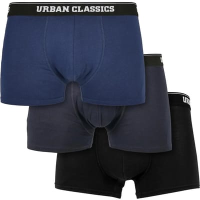 Urban Classics - Organic 3-Pack Boxershorts set - S - Multicolours